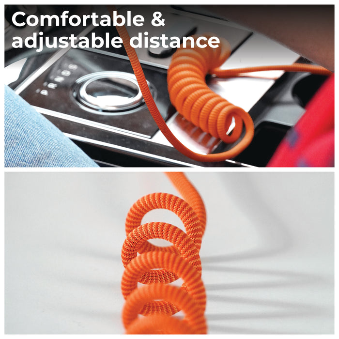 inCharge® Life Coiled - 240W USB-C Cable, 1.8m / 6ft